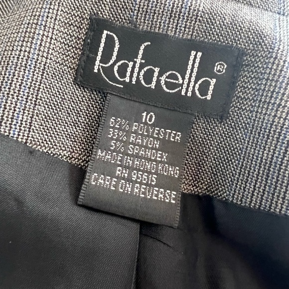 Raffaella || Women's Gray Plaid Jacket/Blazer IN EXCELLENT CONDITION - Picture 6 of 6